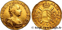AUSTRIAN LOW COUNTRIES - DUCHY OF BRABANT - MARIE-THERESE Souverain d or, 3e type 1756 Anvers