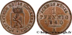 GERMANIA - REUSS 1 Pfennig 1850 