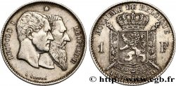 BELGIEN 1 Franc 50e anniversaire de l’indépendance 1880 