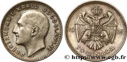 YUGOSLAVIA 20 Dinara Alexandre Ier 1931 Belgrade