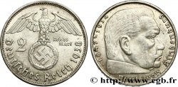 GERMANIA 2 Reichsmark Maréchal Paul von Hindenburg 1938 Vienne