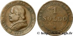 VATICANO E STATO PONTIFICIO 1 Soldo an XXI buste large 1867 Rome
