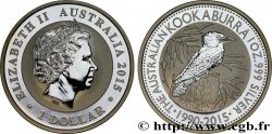 AUSTRALIEN 1 Dollar kookaburra Proof  2015 Perth