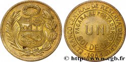 PERU 1 Sol de Oro 1964  AU 