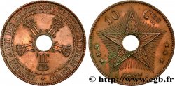KONGO-FREISTAAT 10 Centimes Léopold II 1887 