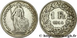 SWITZERLAND 1 Franc Helvetia 1914 Berne
