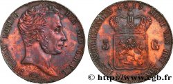 ROYAUME DES PAYS-BAS - GUILLAUME Ier Essai en bronze de la 3 Gulden 1819 Utrecht