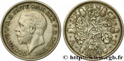 UNITED KINGDOM 6 Pence Georges V / 6 rameaux de chêne 1935 