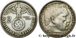 GERMANY 2 Reichsmark Maréchal Paul von Hindenburg 1937 Berlin
