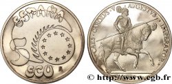 ESPAÑA 5 Ecu Charles Quint 1989 Madrid SC 