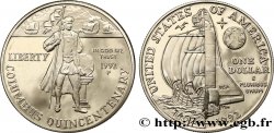 ÉTATS-UNIS D AMÉRIQUE 1 Dollar Proof 500e anniversaire de la découverte de l’Amérique par Christophe Colomb 1992 Philadelphie