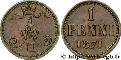 FINLANDE 1 Penni Alexandre II 1871 