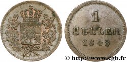 GERMANIA - BAVIERIA 1 Heller Louis Ier 1848 Munich