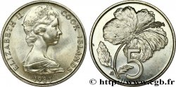 ISOLE COOK 5 Cents Elisabeth II 1983 