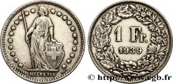 SUISSE 1 Franc Helvetia 1939 Berne