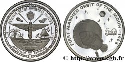 ÎLES MARSHALL 50 Dollars Proof 1er homme en orbite autour de la Lune 1989 