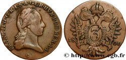 AUTRICHE 3 Kreuzer François II 1800 Prague