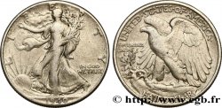 UNITED STATES OF AMERICA 1/2 Dollar Walking Liberty 1940 Philadelphie