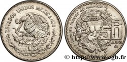 MEXICO 50 Pesos aigle / Coyolxauhqui du Templo Mayor de Tenochtitlán 1982 Mexico AU 