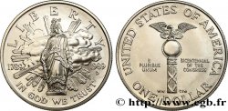 ÉTATS-UNIS D&nbsp;AMÉRIQUE 1 Dollar Proof bicentennaire du Congrès 1989 Denver