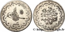 TURKEY 10 Kurush Abdul Hamid II AH1293 an 13 1890 Constantinople