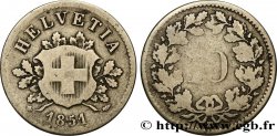 SCHWEIZ 10 Centimes (Rappen) croix suisse 1850 Strasbourg - BB