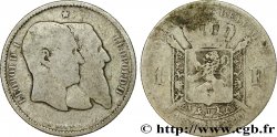 BELGIO 1 Franc 50e anniversaire de l’indépendance 1880 