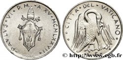VATICAN ET ÉTATS PONTIFICAUX 5 Lire armes An XV du pontificat de Paul VI / le pélican 1977 Rome