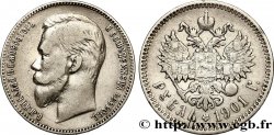 RUSSIA 1 Rouble Nicolas II 1901 Saint-Petersbourg XF 