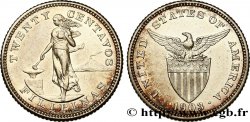 PHILIPPINES 20 Centavos - Administration Américaine 1903 San Francisco - S