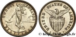 FILIPPINE 20 Centavos - Administration Américaine 1929 Manille - M