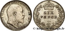 GREAT-BRITAIN - EDWARD VII 6 Pence  1910 