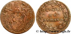 VATICAN AND PAPAL STATES 1 Quattrino Pie VI an IX n.d. 