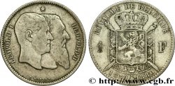 BÉLGICA 1 Franc 50e anniversaire de l’indépendance 1880 