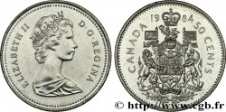 KANADA 50 Cents Elisabeth II 1984 