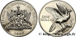 TRINIDAD E TOBAGO 1 Dollar Ortalide à ventre roux 1980 