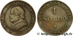 VATICAN AND PAPAL STATES 1 Soldo 1866 Rome