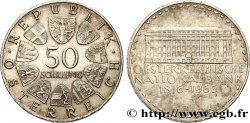 AUTRICHE 50 Schilling 150e anniversaire de la banque nationale autrichienne 1966 