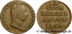 BELGIUM - AUSTRIAN NETHERLANDS 1 Liard 1750 Bruges VF/XF 