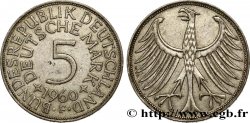 DEUTSCHLAND 5 Mark aigle héraldique 1960 Stuttgart