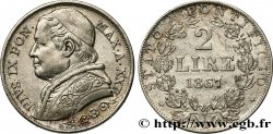 VATICAN ET ÉTATS PONTIFICAUX 2 Lire Pie IX an XXII 1867 Rome