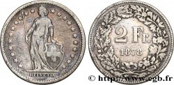 SWITZERLAND 2 Francs Helvetia 1878 Berne