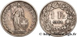 SVIZZERA  1 Franc Helvetia 1901 Berne - B