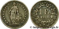 SUIZA 1 Franc Helvetia 1910 Berne - B