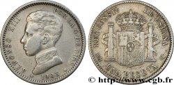 ESPAGNE 1 Peseta Alphonse XIII 4e type de buste 1903 Madrid