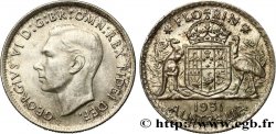 AUSTRALIA 1 Florin Georges VI 1951 Melbourne