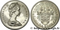 CANADá 1 Dollar centenaire de l’intégration de la Colombie Britannique 1971  SC 