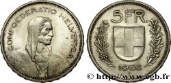 SVIZZERA  5 Francs Berger des alpes 1966 Berne