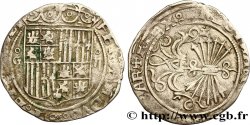 SPAIN - ISABELLA AND FERDINAND 2 Reales n.d. Grenade VF 