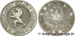 BELGIUM 10 Centiemen (Centimes) légende flamande 1894 
